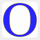 Search for letter o stickers Blue