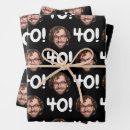 Search for happy 50th birthday wrapping paper Funny