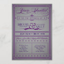Search for purple and grey invitations Stylish
