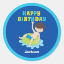 Search for kids swimming stickers Blue