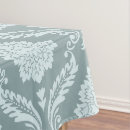 Search for blue damask tablecloths Baroque
