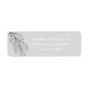 Search for botanical illustration return address labels Rustic