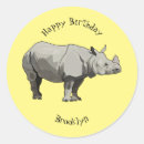 Search for rhinoceros stickers Javan rhino