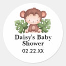 Search for cute monkey stickers Watercolor