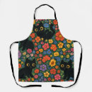 Search for black cats aprons Black cat pattern