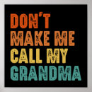 Search for funny grandma posters Vintage