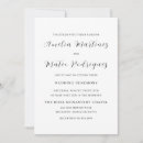 Search for charcoal wedding invitations Classic chic script typography
