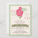 Search for pink and mint green invitations Floral