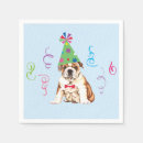 Search for bulldog napkins Puppy