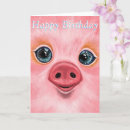 Search for piglet birthday cards Pink
