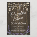Search for mason jar engagement party invitations String lights