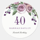 Search for 40th birthday seals envelope seals Elegant