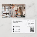 Search for food blogger business cards Content creator