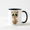 Search for sugar skull cat mugs Kitten