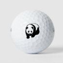 Search for panda golf balls Black and white