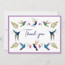 Search for hummingbird thank you cards Flower