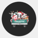 Search for farm animals stickers Merry christmas