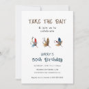 Search for fish hook invitations Watercolor