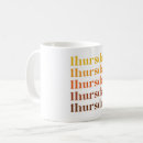 Search for thursday mugs Thanksgiving