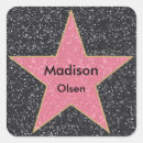 Search for hollywood birthday stickers Black