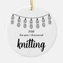 Search for knit christmas tree decorations Typography