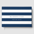 Search for beach house guest books Navy blue