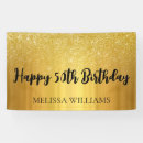 Search for happy 50th birthday banners Glitter