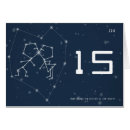 Search for constellation table cards Universe