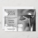 Search for black and white graduation invitations Modern