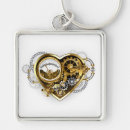 Search for mechanical square key rings Heart