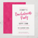 Search for hot pink hens party invitations Cute
