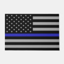 Search for thin blue line doormats Flag