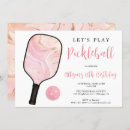 Search for pickleball birthday invitations Dink