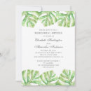 Search for leaves rehearsal dinner invitations Tropical