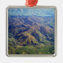 Search for idyllic christmas tree decorations Aerial view