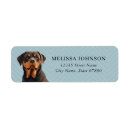 Search for rottweiler return address labels Pet