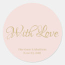 Search for blush gold wedding stickers Pink
