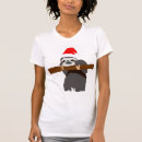 Search for sloth christmas tshirts Santa