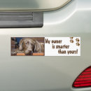 Search for funny dog bumper stickers Pet