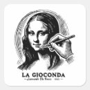 Search for mona lisa da vinci stickers La gioconda