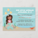 Search for african american mermaid birthday invitations Girl