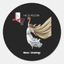 Search for funny basketball stickers Jesus