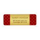 Search for red polka dot return address labels Dots