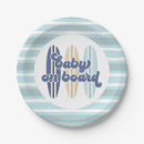 Search for beach baby shower plates Baby on board