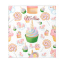 Search for cupcakes on notepads Birthday