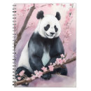 Search for panda bear notebooks Watercolor