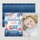 Search for patriotic 1st birthday invitations Turning one