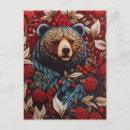 Search for red brown postcards Bear