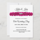 Search for fuchsia and orange wedding invitations Floral