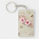 Search for watercolor pattern key rings Floral design